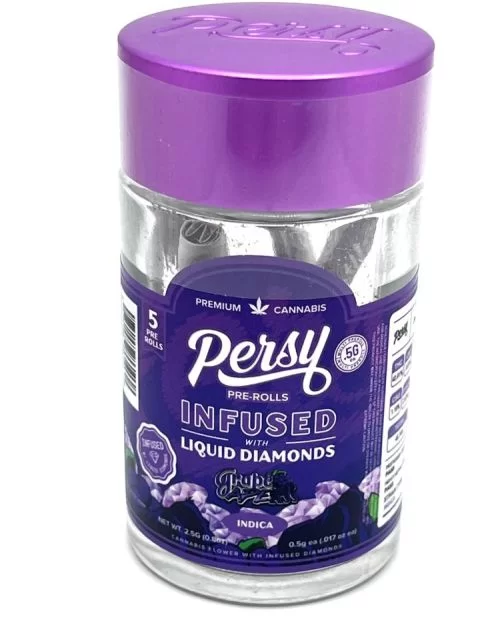 Grape ape Percy Liquid Diamond Infused Pre-Rolls (Collectible Jar)