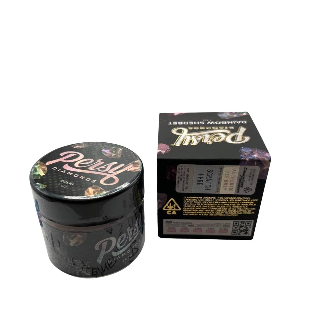 Persy Diamonds Zushi 1 Oz Baller Jar